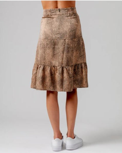 Mi Moso Sophia Skirt Loepard Print