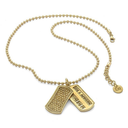 Ede & Addison Dog Tag Necklace