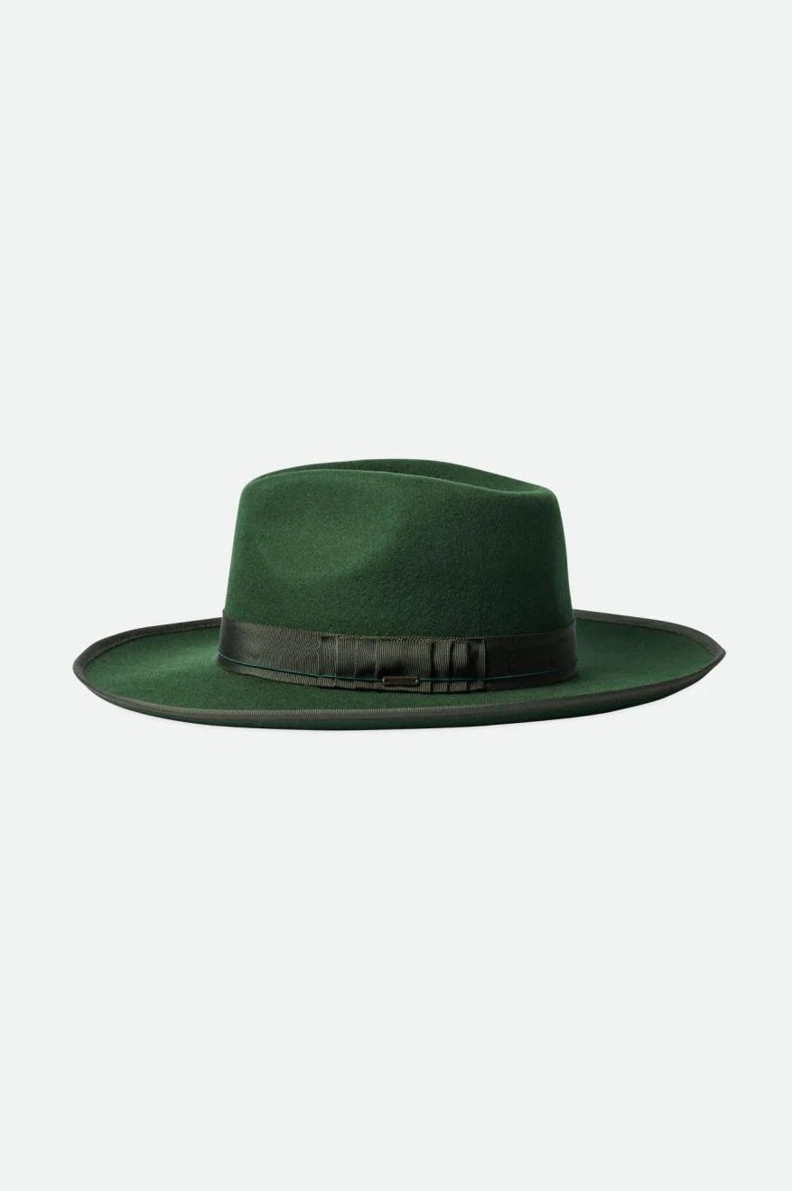 Brixton Reno Fedora in Black/Brown or Moss