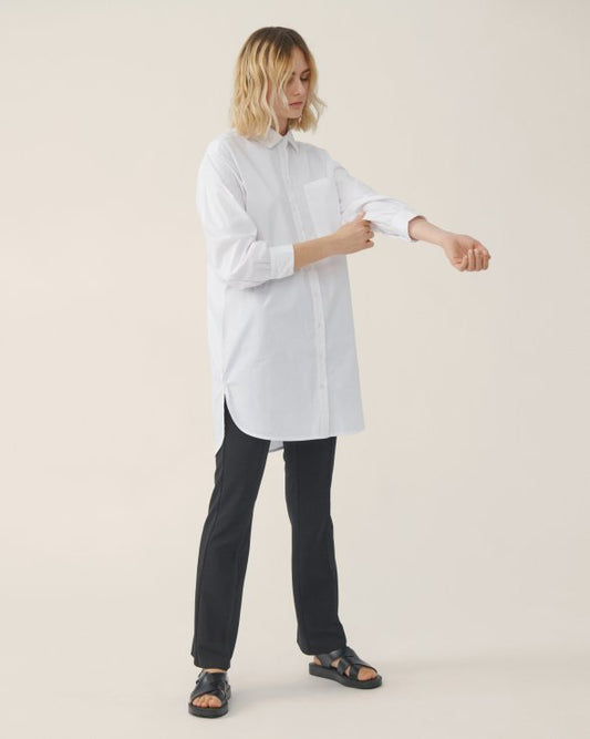 Miss Copenhagen Anou Ava LS Shirt - Bright White