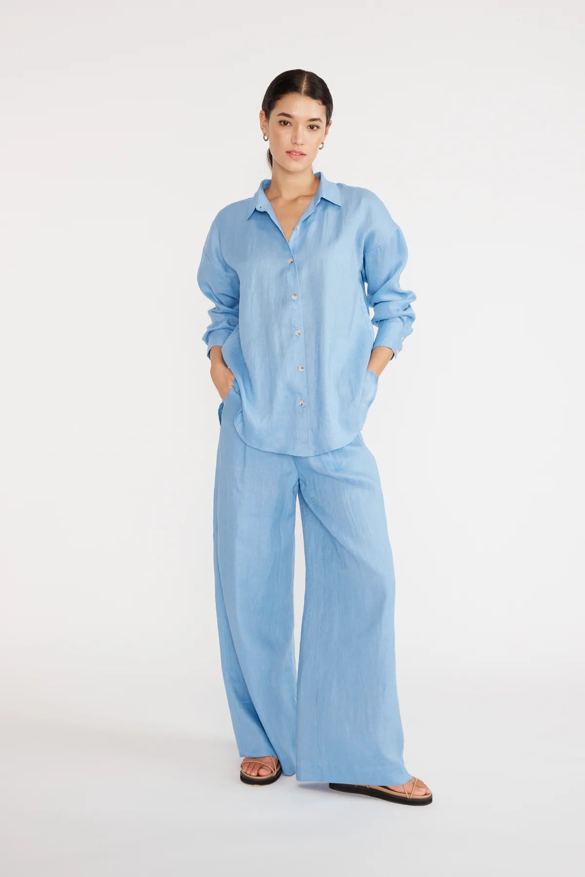 Staple The Label Tate Linen Shirt