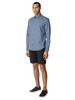 Ben Sherman Fine Geo Print Long Sleeve - Dark Navy