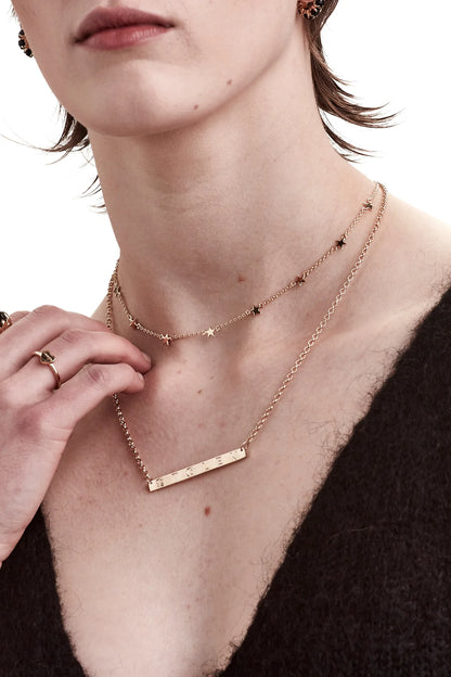 Stolen Girlfriends Club Stolen Plank Necklace - Gold 18k Plated