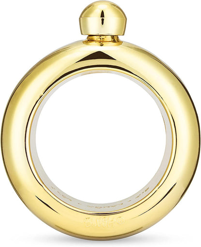 Little Global Gold Plastic Bangle Flask