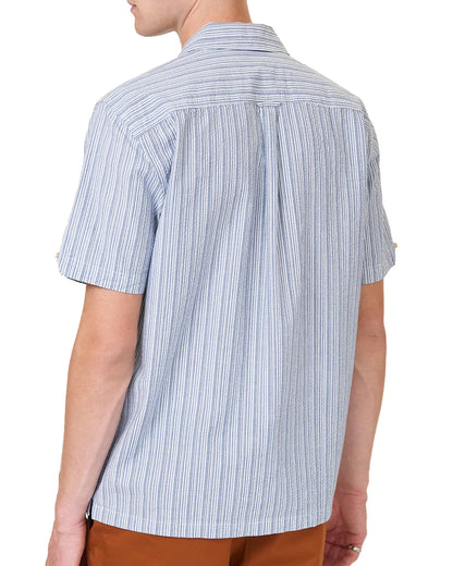 Ben Sherman Seersucker Co Short Sleeve Shirt