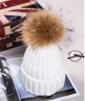 Sisters Matter Wide Ribbed Beanie with Pompom