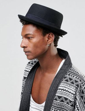 Hills Hats Black Felt Pork Pie Shed Boutique Fashion