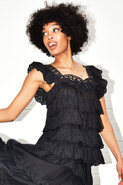 Coop Front Row Top in Black or White