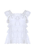 Coop Front Row Top in Black or White
