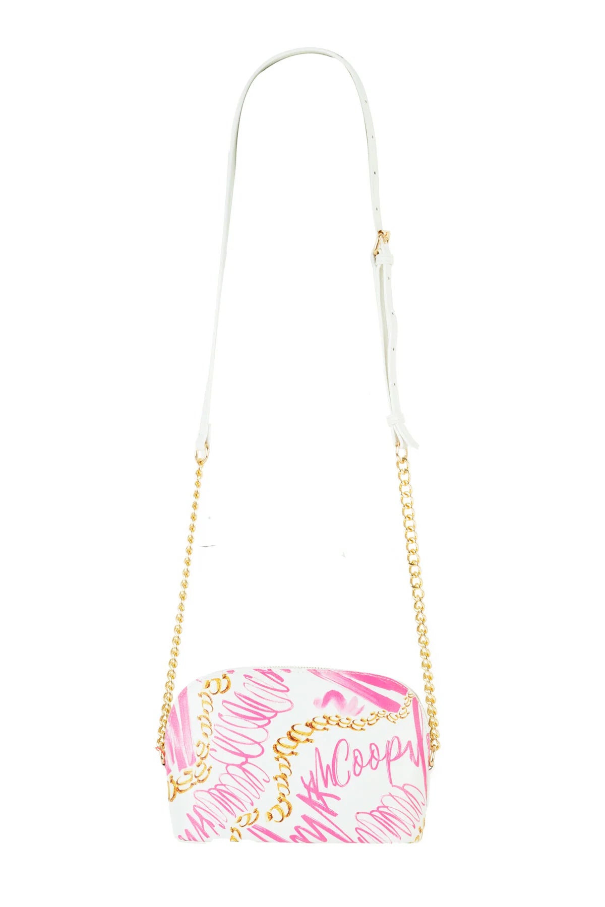 Coop Make Me Up Bag in White/Gold or Pink/Flower or Graffitti