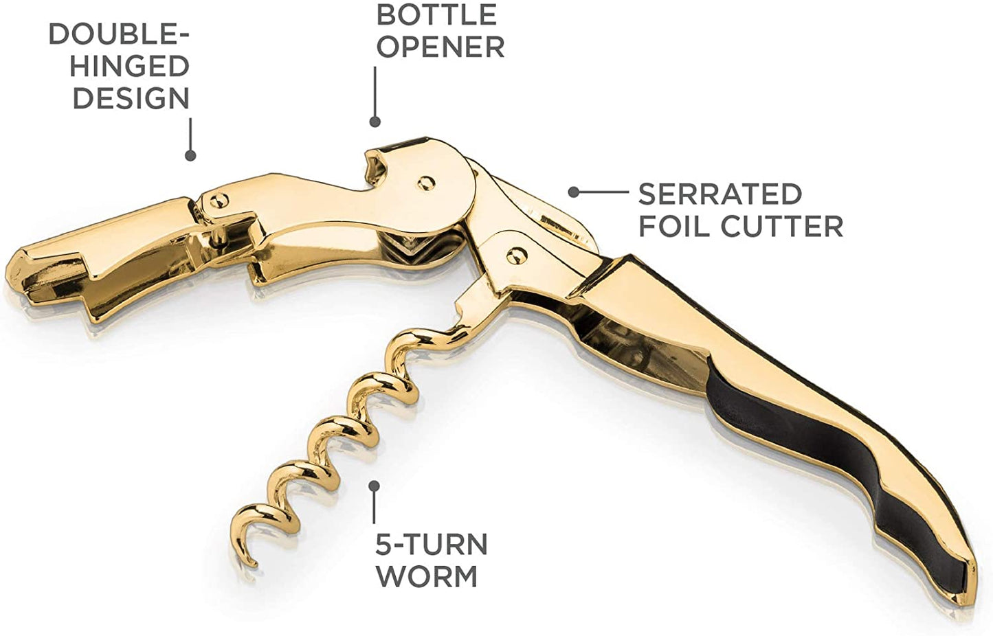 Little Global Gold Plated Signature Corkscrew