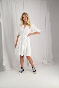 Tuesday Label Holiday Dress in White