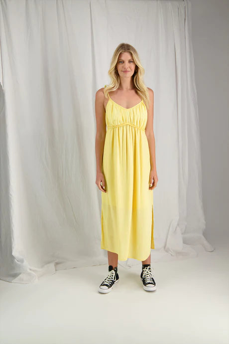 Tuesday Label Empire Dress in Buttercup