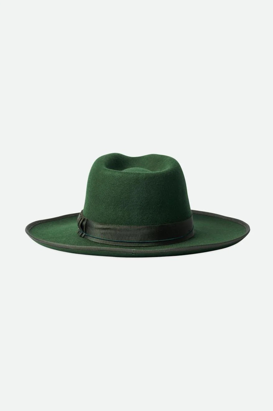 Brixton Reno Fedora in Black/Brown or Moss