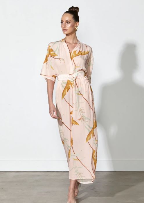 Wild is the Wind Jumpsuit - Golden Palm