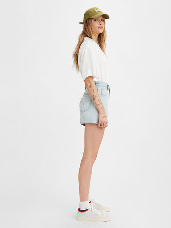 Levi High Waisted Mom Shorts