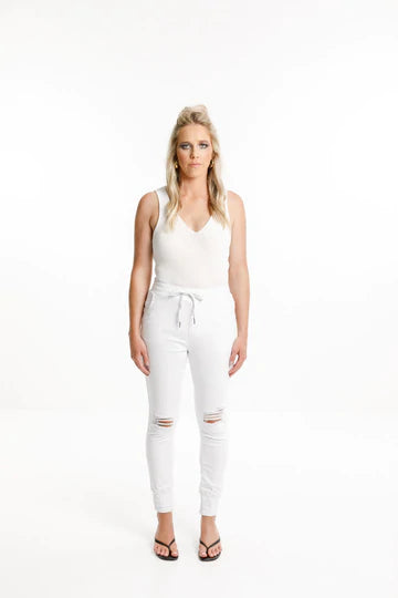 Home-Lee Weekender Jeans - White