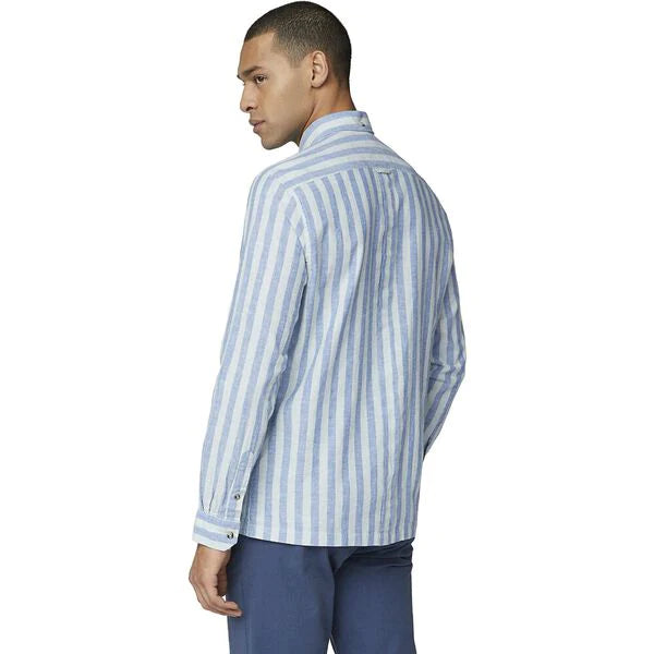 Ben Sherman Candy Stripe Shirt Long Sleeve