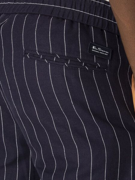 Ben Sherman Pin Stripe Linen Trouser