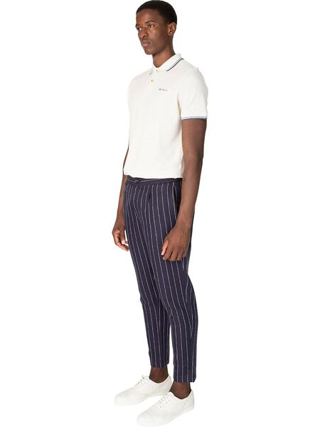 Ben Sherman Pin Stripe Linen Trouser