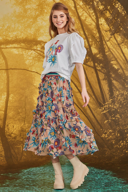 Coop - FRILLING & ABLE Skirt - You Grow Girl - Caramel