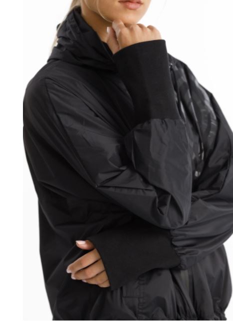 Rose Road Jacket - Black Tonal Rose