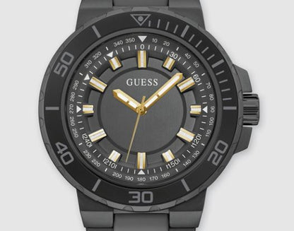 Guess Watch Track Black with Black Bracelet