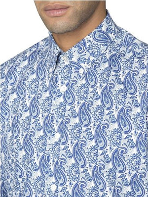 Ben Sherman Ls Linear Paisley Shirt
