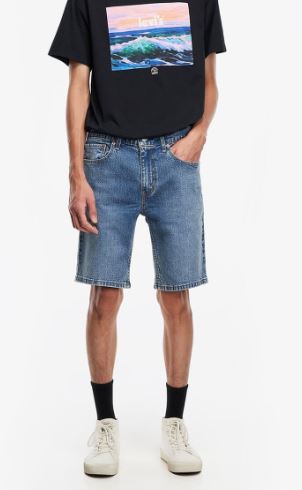 Levi's 405 Standard Short in Black or Blue