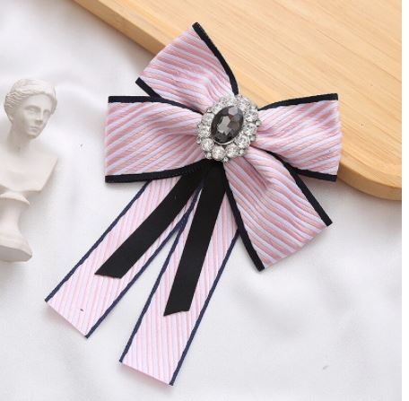 Sister Matter Ink Pink Bow Brooch