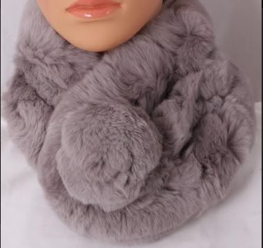 Sisters Matter  Rabbit Fur Scarf