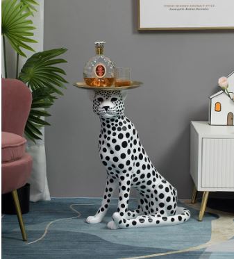 Sisters Matter Lucky leopard Side Table