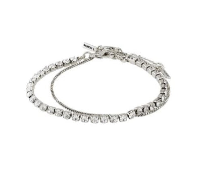 Pilgrim Jewellery Compassion Bracelet - Crystal - Silver Plated