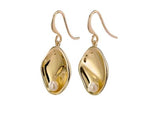 Pilgrim Jewellery Warmth Earrings - White - Gold Plated