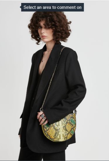 Stolen Girlfriends Club Snake Shoulder Bag