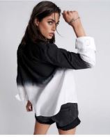 One Teaspoon Fade Out Tuxedo Shirt