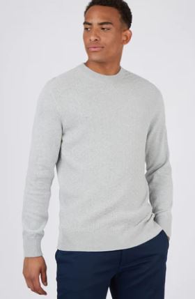 Ben Sherman Textured Front Crew
