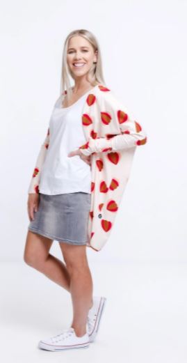 Home-Lee Long Sleeve Batwing Kimono