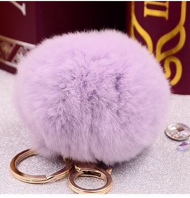 Sisters Matter Fluffy Pom Pom Key Rings