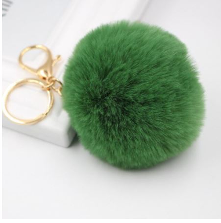 Sisters Matter Fluffy Pom Pom Key Rings