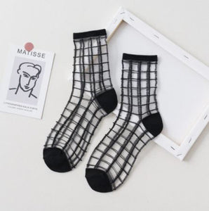 Sisters Matter Designer Silk Lace Socks