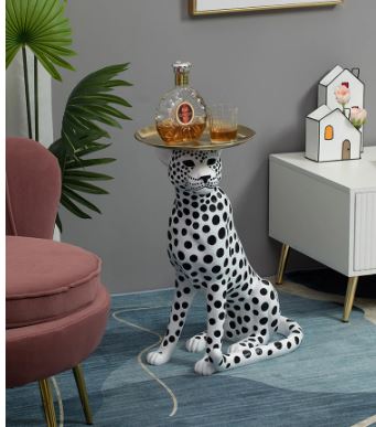 Sisters Matter Lucky leopard Side Table