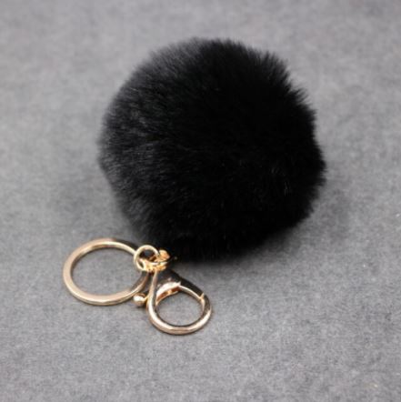 Sisters Matter Fluffy Pom Pom Key Rings