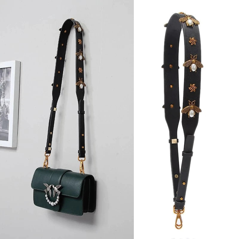 Sisters Matter BEEutiful Bag Straps - Leather