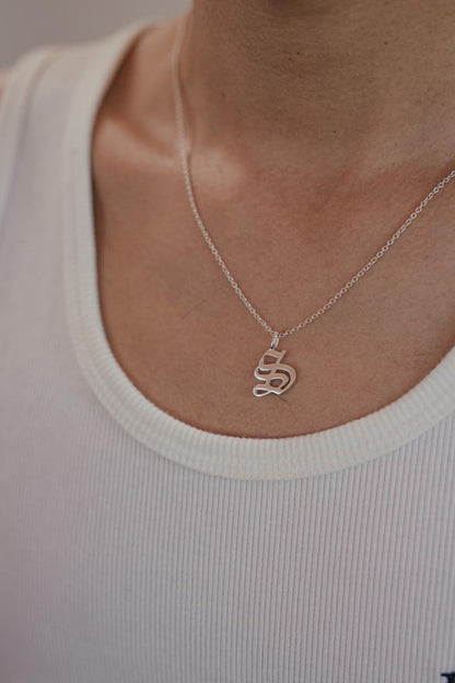 Stolen Girlfriends Club Gothic Stamp Pendant