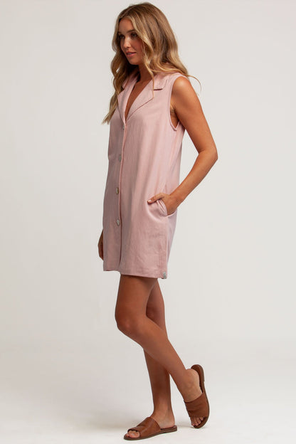 Rhythm Heidi Sleeveless Shirt Dress