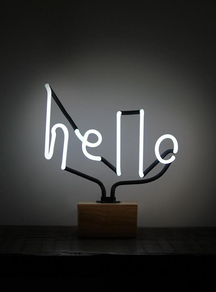 Federation Neon Lamp - Diamond - Heart - Love - Hello