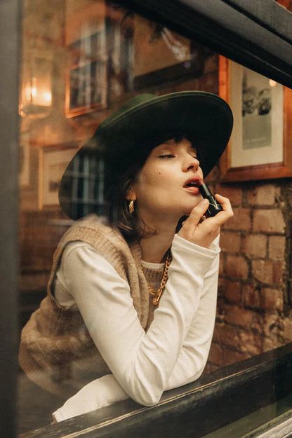 Brixton Reno Fedora in Black/Brown or Moss