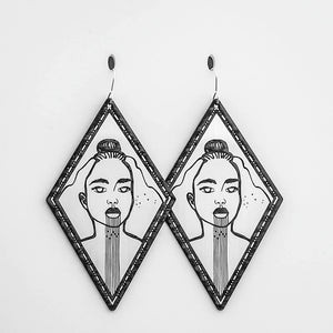 Nichola  Hiwa-i-Te-Rangi Matariki Diamond Earrings