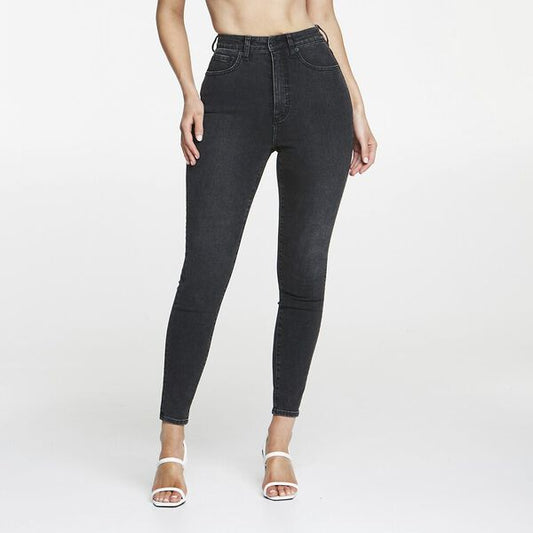 Lee Hourglass High Licks Crop Regal Black Jeans